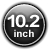 10.2inch